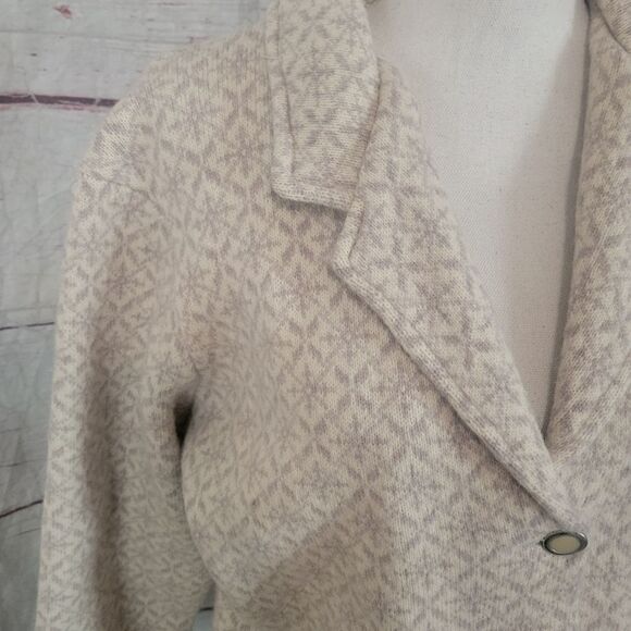 Norlender Gro Wool Button Front Cardigan/Blazer Size XL - Picture 4 of 9